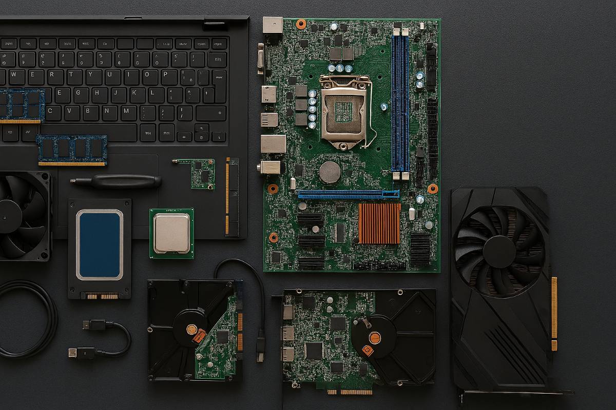 Venta de repuestos de portátiles y computadores
